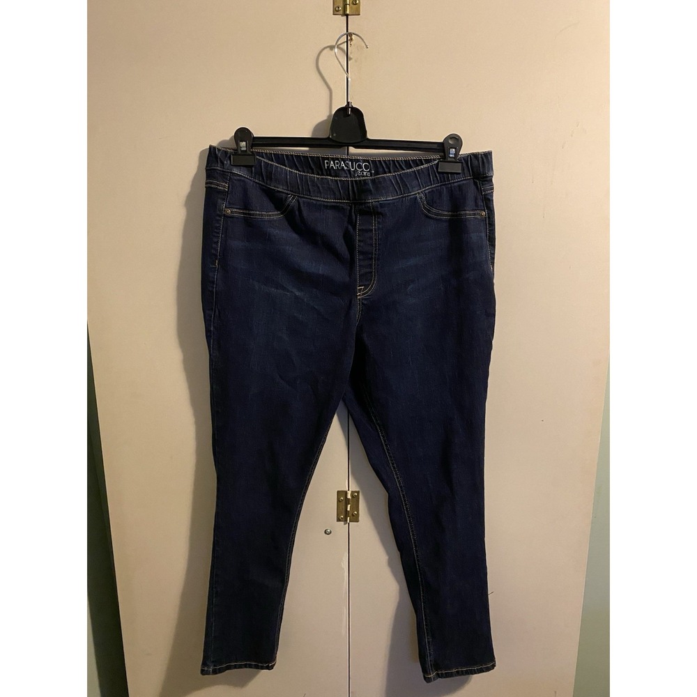 PARASUCO JEANS Womens Size 16 Dark Wash Pull On Stretch Jeggings Skinny Denim
